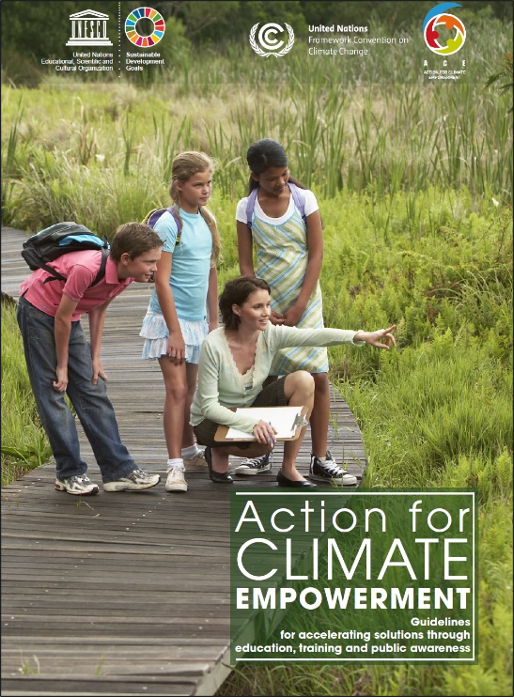 UNESCOおよびUNFCCC "Action for Climate Empowerment" 2016年発行